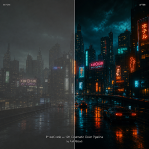 primegrade 12k cinematic color pipeline